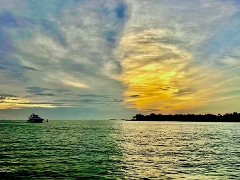 Half the sky / Sky over the bay
