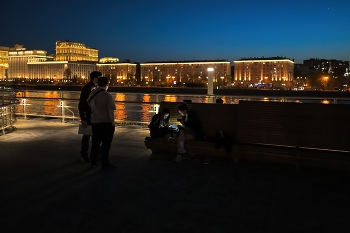 At the water / ***