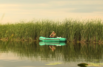On the lake. / ***