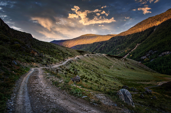 Dawn in the mountains / ***