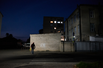 An evening walk / ***