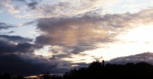 clouds of mist sky Croutes .. / .....