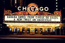 CHI-CA-GO! / http://twitpic.com/hk98n
Cirque du Soleil ad @ The Chicago Theatre on 175 N State St. in Chicago, Illinois, USA.