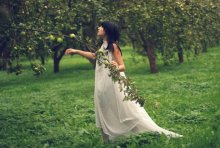 In the apple orchard / ***