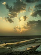 sunrise over salt lake / ***