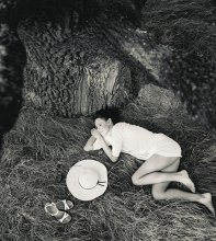 Next to a rabbit burrow / ***