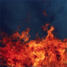 [ flaming skull ] / ***