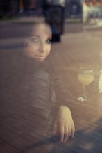 in cafe / ******