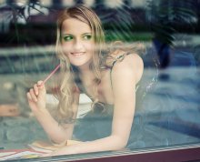 behind glass / ***