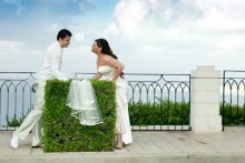 green square / Masha and David wedding, Haifa, Israel.