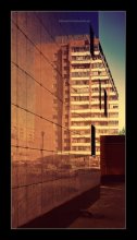Vertical reflection. / ***