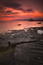 Sunset in the bay Kapsel / ***