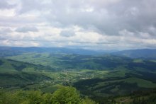 From the heights of the Carpathian Mountains / ***