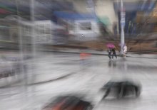 In the rain / ***