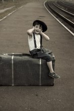 waiting for a train / ***