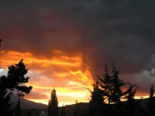 Sunset in the mountains / ***