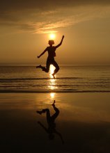 Flying at Sunset / ***