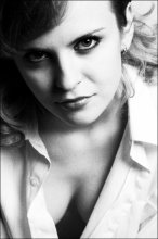 Black and white portrait. / ***