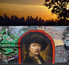 Rembrandt at sunset / ***