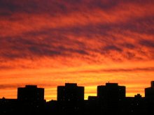 Sunset in the city / ***