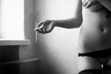 pleasant, smoke) / ***