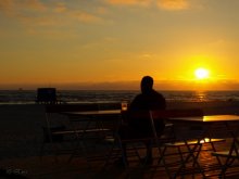 In anticipation of the sunset. / ***