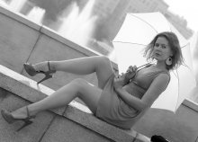 Portrait with umbrella) / ***
