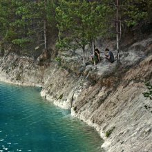 Over a cliff / *****