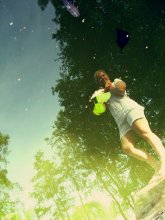 in water / ***