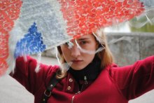 Girl with a scarf / ***