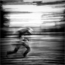 [ I'm running away from the rain ... ] / [ self-portrait ]