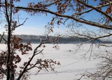 Winter at the city lake / ***