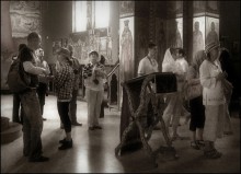 in church / ***