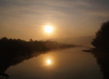 "Morning on the oxbow lake" / ***