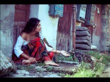Gypsy woman with a kitten / http://soul-portrait.com/