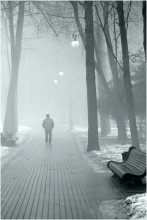 Misty stroll / --------------------