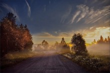 so the fog retreated, sliding ... / ***