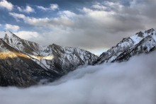 Descended into the valley fog ..... / _______