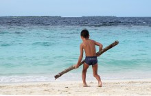 The boy and the ocean! / ***