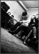 In the studio. / ......