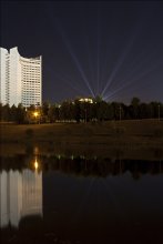 Lights of the city at night / ***