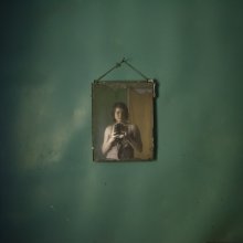 Selbstportrait / reflection in the mirror