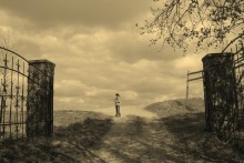 there, the gate / ********