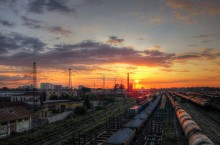man-made sunset / ***