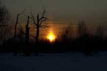 It was getting dark. / ***