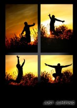 2 (jump) in the square / ******