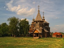 The Temple of wooden architecture / *************