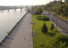 From the footbridge / ***