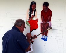 ... and you draw ... / Sheffield, Tasmania (Town of Murals, 2008)