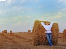 in field / ***